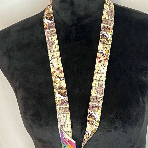 Buckle-Down Other - Disney Beauty and the Beast pin trading Lanyard Belle Sketch Poses
